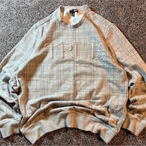 True Religion plaid Sweatshirt